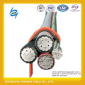 6AWG Conductor quadruplx 600V tipo secundario URD cable conductor de aluminio 600 VOLT SECUNDARIO UD - DUPLEX / TRIPLEX / QUADRUPLEX